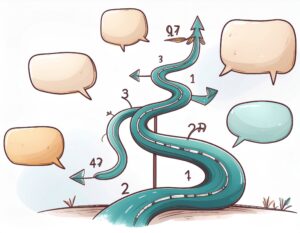 Step-by-step diagram showing the process of accessing EMDR therapy on the NHS