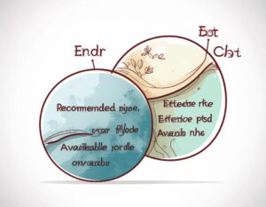 Venn diagram comparing the similarities and differences between EMDR therapy and trauma-focused CBT